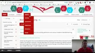 Twitter embeded withing Haiku Learning
