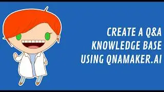 Create a Q&A database with qnamaker.io
