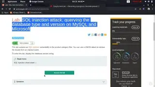 SQL injection attack, querying the database type and version on MySQL and... (Video Solution) | 2020