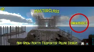 Ark - Best Snow North Pillar Teleporter Design l Ark MasterClass l 4K