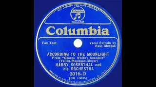1935  Harry Rosenthal - According To The Moonlight (Russ Morgan, vocal)
