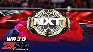 NEW WWE NXT CHAMPIONSHIP 2024 FOR WRESTLING REVOLUTION 3D!
