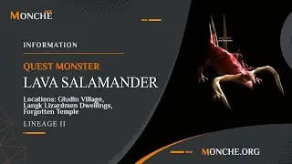 Quest Monster Lava Salamander [Lineage II]