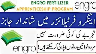 Engro Fertilizers Apprenticeship Jobs 2022 Online Apply via NTS