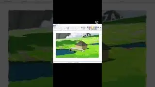 Painting Howl’s House in MS Paint