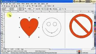 Creating basic shapes in CorelDraw