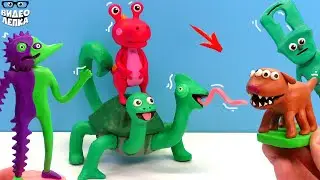 НОВЫЕ БОССЫ Garten of Banban 3 🐢 ЧАМАТАКИ и ТАМАТАКИ ► Видео Лепка