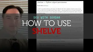 How to use shelve to save Python objects to disk