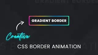 Creative CSS Border Button Animation on Hover | Html CSS Button