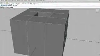 Cutting a Hole Without Booleans in Maya