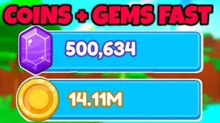 How To get COINS and GEMS FAST In BUBBLE GUM LEGENDS