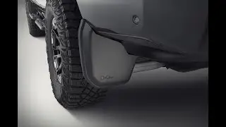 2022+ Hummer EV Mud Guard mudflaps installation part number 84875447