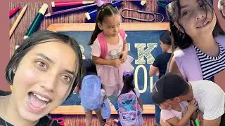 AMMO FAMILY'S FIRST DAY AT SCHOOL | FIRST DAY OF KINDERGARDEN