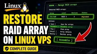 How to restore RAID arrays on Linux VPS after disk replacement - Complete Guide