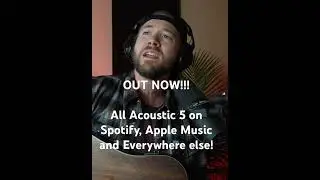 All Acoustic 5: OUT NOW! #acousticguitar #dixxon #stgeorge #shure #music #acoustic