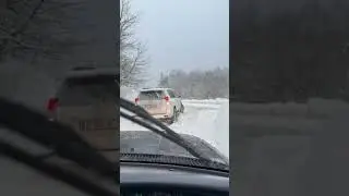 Toyota Land Cruiser Prado 150 in snow and ice 