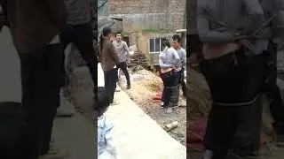 Cheating men and women were caught and tied together