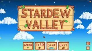 Stardew Valley Stream 1 (No Mic; Sick)
