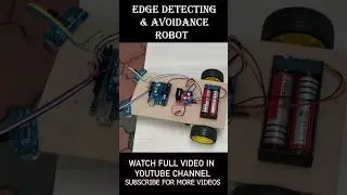 Edge detecting and avoidance robot || Doesn't fall from table !!! 
