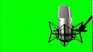 Green Screen Microphone Studio