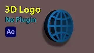 3D Rotating Logo Animation in After Effects | After effects Tutorial | No Plugin