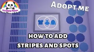 Adopt Me Building Hacks -  Spots and Stripes Decor