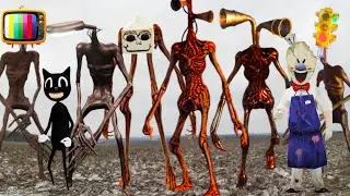 ТОП 100 монстров Тревор Хендерсон Сиреноголовый Картун Кэт Мороженщик Гренни Лампоголовый Super Son