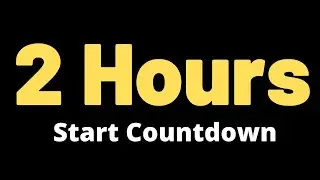 2 Hours Timer -  Countdown 2 Hours  - 120 Minutes Timer Alarm