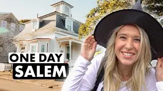 ONE DAY in Salem AND Marblehead | New England Travel VLOG