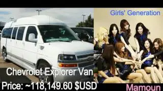 Top 5 - Most Expensive Vans of K-Pop Groups