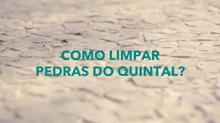 Como limpar pisos de quintais com UM®? Limpeza com UM® é simples assim!