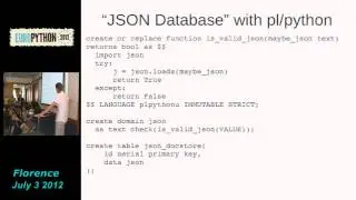 PostSQL - using PostgreSQL as a better NoSQL