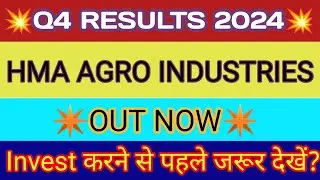 HMA Agro Q4 Results 🔴 HMA Agro Results 🔴 HMA Agro Share Latest News 🔴 HMA Agro Industries Ltd