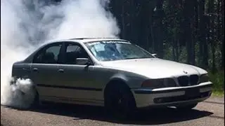 Beater Bimmer 2.0 part 3: The 540i Hits The Road With Burnouts!