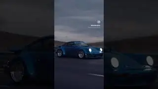 Classic Porsche Cruising on the Highway. #porsche911 #911 #porsche #sportscar #porschelife #turbo