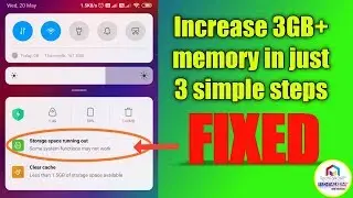 Storage space running out Problem FIXED|REDMI