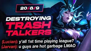 Enemy trash talk my teammates so I hard carried and shut him up :)