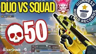 50 KILLS Intense Legend Duo VS  Squad - Blood Strike gameplay