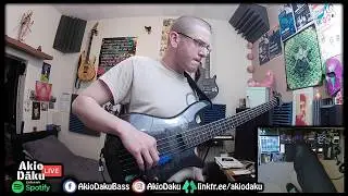 Akio Dāku - Terence Mckenna Loop (Live from Lockdown Twitch Stream) [Bass Performance]