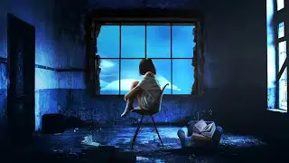 girl sitting in the room【Photoshop × AfterEffects】