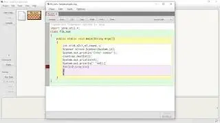 ScreeJava Programming   BlueJ Environment Fibonacci Programming