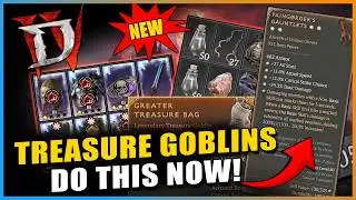 Diablo 4 - NEW BEST Way To Farm BOSS MATERIAL & GA Loot! Do THIS Now! Treasure Goblins Are OP!
