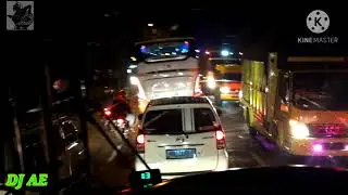 bus Sugeng Rahayu saling kejar-kejaran sama bus harapan jaya