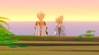 Aether And Lumine Meet Each Other Version 4.7 Cutscene