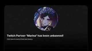 Update: VTuber Marina Is Unbanned From Twitch After Violating TOS
