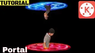 Portal effect with video editing app  kine master - video editing help