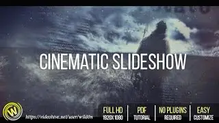 Cinematic Slideshow | After Effects Template | Video Displays