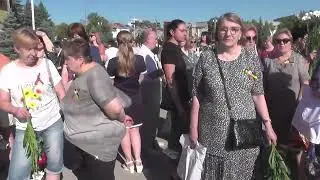 Колонна перед шествием 30 лет начало войны Бендеры 19 Июня 2022 год
