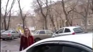 Не купила а насосала. Дурная баба на парковке.