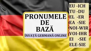 Invata Germana | Pronumele de baza din Limba germana - folosit in propozitii simple